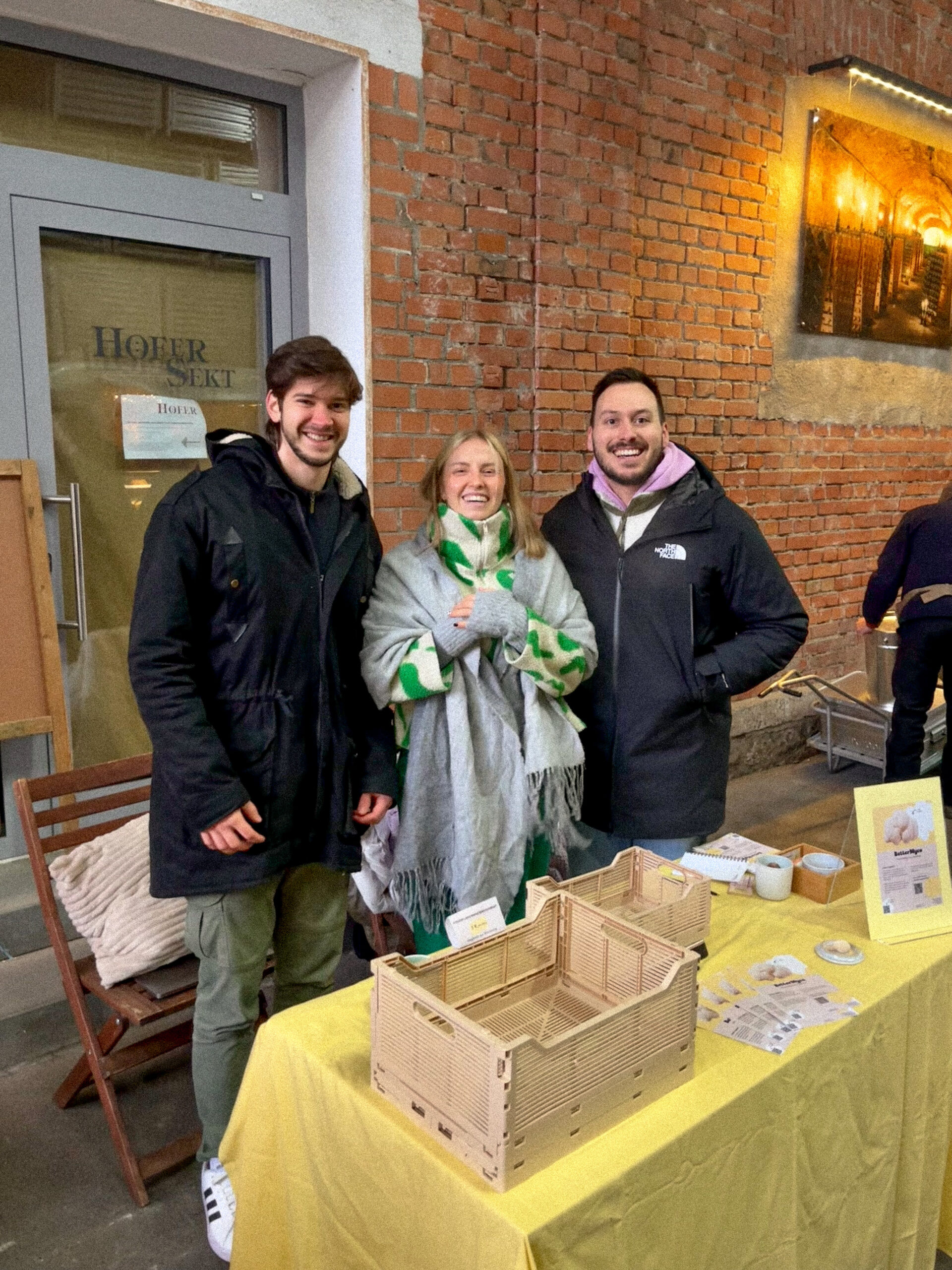 Das sympathische Team von BetterMyco mit Kathrin Rasputin, Patrick Grimmeisen und Tomás Kochendörfer